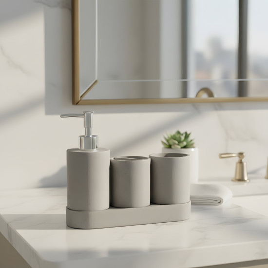 Bathroom Set - 4 Pcs